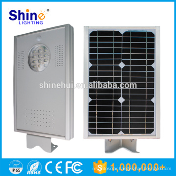 Cheap price 8w integrated all in one solar street lights with motion sensor